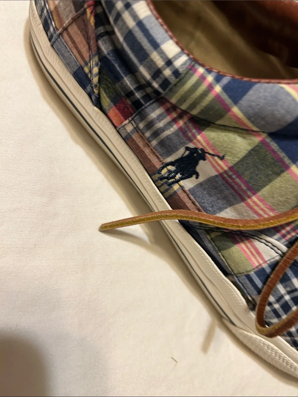 Polo Ralph Lauren plaid canvas